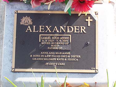 SAMUEL HUGH ALEXANDER