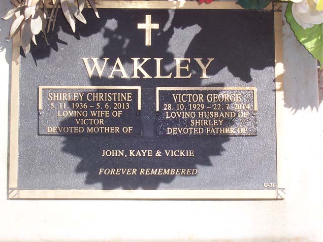 SHIRLEY CHRISTINE WAKLEY