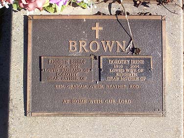 KENNETH BISHOP BROWN