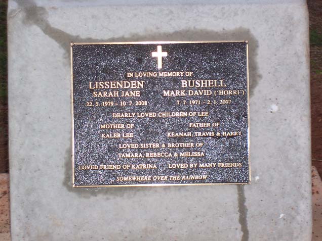 SARAH JANE LISSENDEN