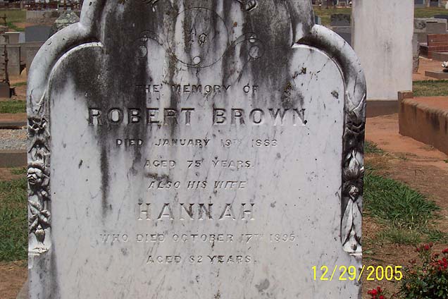 ROBERT BROWN