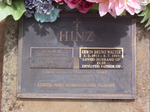 ERWIN BRUNO HINZ
