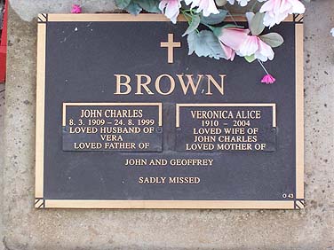 VERONICA ALICE BROWN