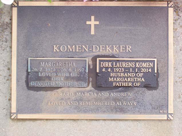 DIRK LAURENS KOMEN