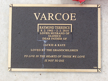 RAYMOND TERRENCE VARCOE