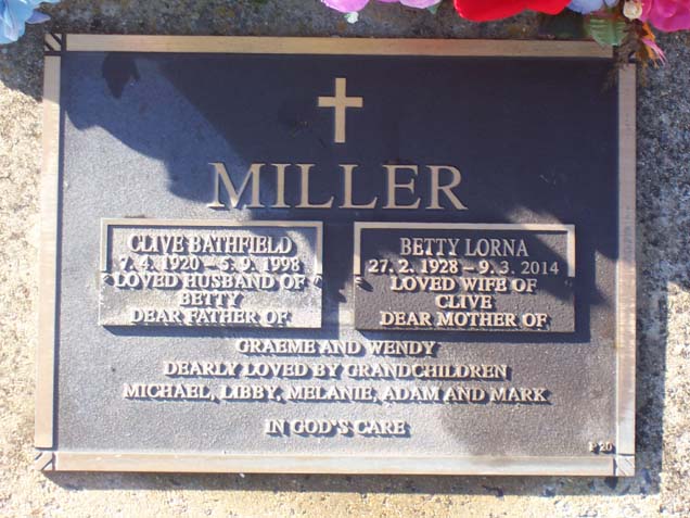 BETTY LORNA MILLER