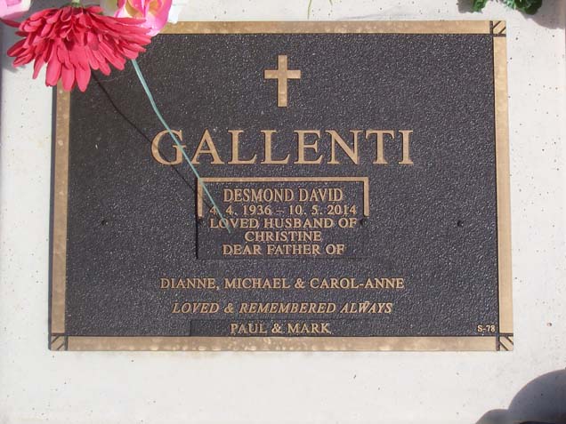 DESMOND DAVID GALLENTI