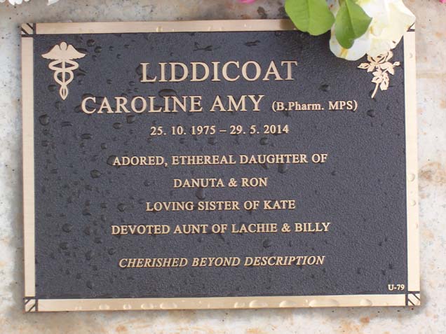 CAROLINE AMY LIDDICOAT