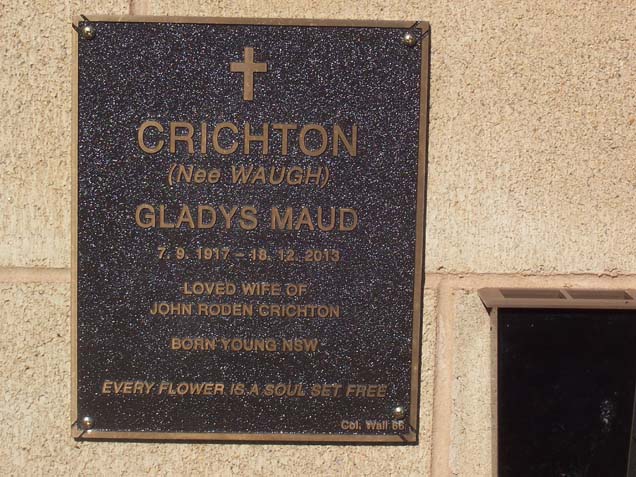 GLADYS MAUD CRIGHTON