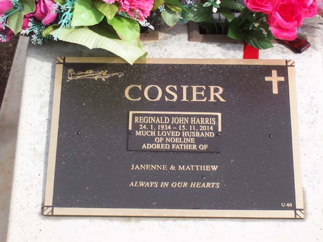 REGINALD JOHN HARRIS COSIER