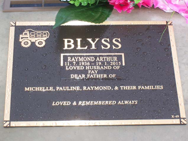 RAYMOND ARTHUR BLYSS