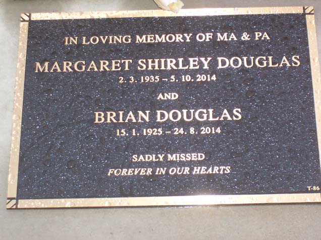 MARGARET SHIRLEY DOUGLAS