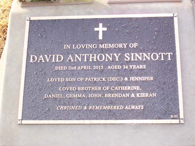 DAVID ANTHONY SINNOTT