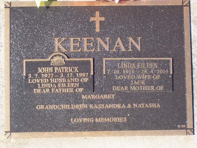 LINDA EILEEN KEENAN