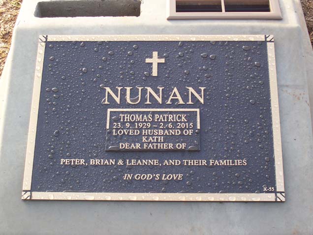 THOMAS PATRICK NUNAN