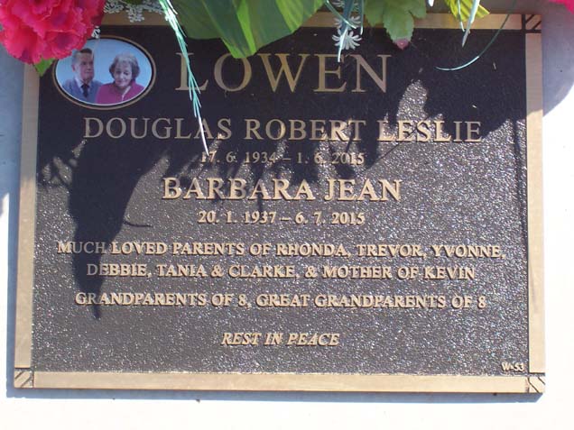 BARBARA JEAN LOWEN