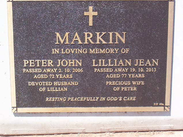 PETER JOHN MARKIN