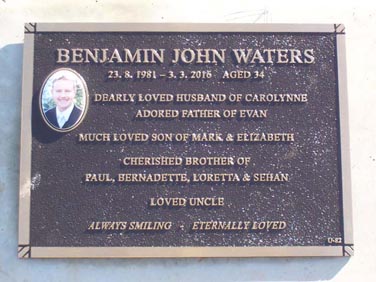 BENJAMIN JOHN WATERS