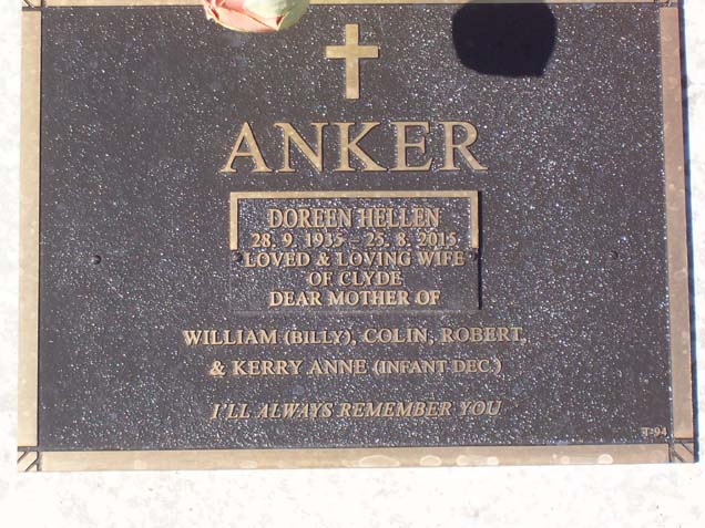 DOREEN HELLEN ANKER