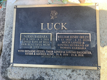NORMA BARBARA LUCK