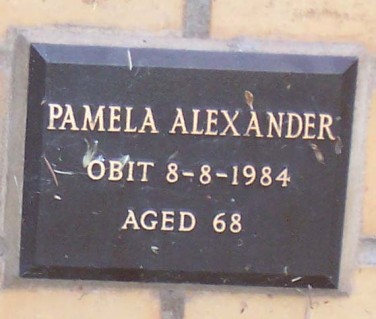 PAMELA ALEXANDER