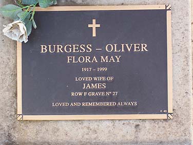 FLORA MAY BURGESS-OLIVER