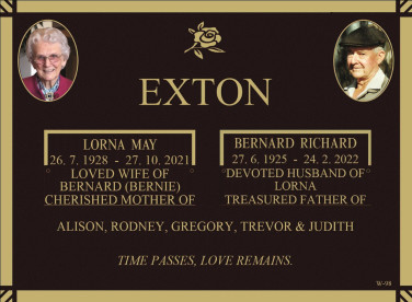 BERNARD RICHARD EXTON