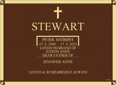 PETER ANTHONY STEWART
