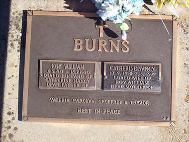 ROY WILLIAM BURNS