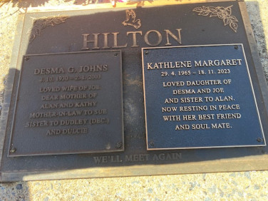 KATHLENE MARGARET HILTON