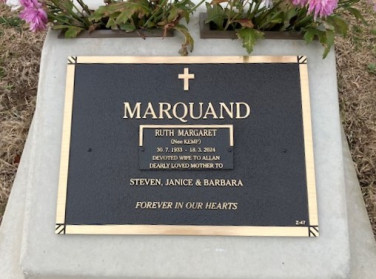 RUTH MARGARET MARQUAND