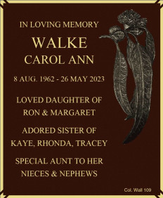 CAROL ANN WALKE