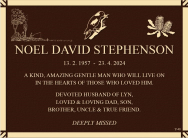 NOEL DAVID STEPHENSON