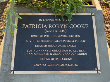 PATRICIA ROBYN COOKE