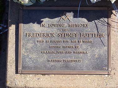 FREDERICK SYDNEY BUTTLER