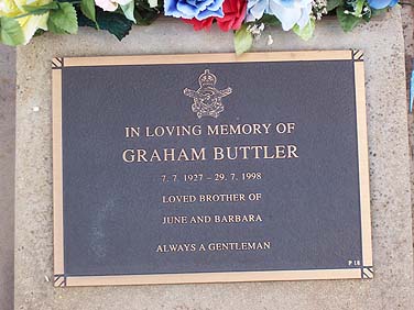 GRAHAM FREDERICK BUTTLER