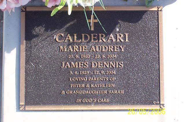 JAMES DENNIS CALDERARI