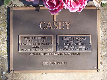 MARY VERONICA CASEY