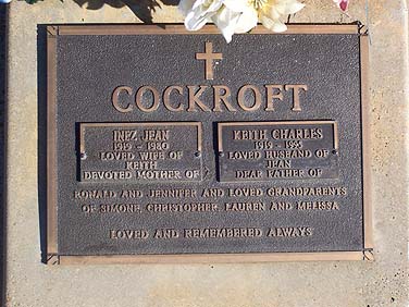KEITH CHARLES COCKROFT