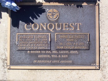 MARJORIE ELINORE CONQUEST