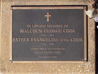 ESTHER EVANGALINE COOK