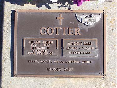 THOMAS JOSEPH COTTER