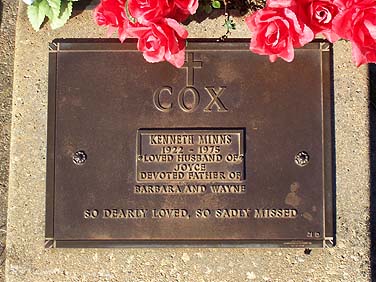KENNETH MINNS COX