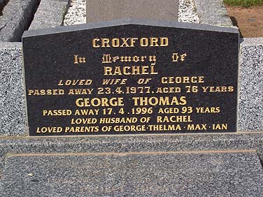 GEORGE THOMAS CROXFORD