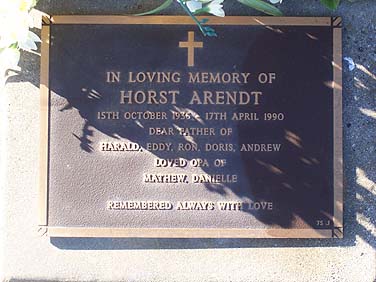 HORST ARENDT