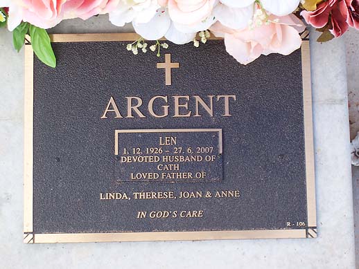 LEONARD ARGENT