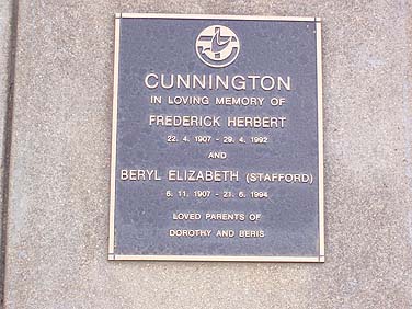 BERYL ELIZABETH CUNNINGTON