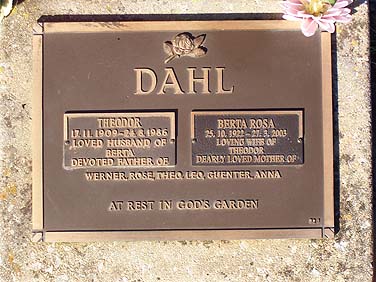 THEODORE DAHL