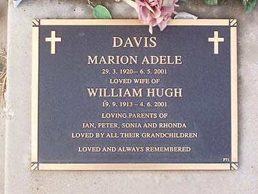 MARION ADELE DAVIS