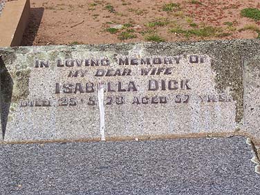 ISABELLA DICK